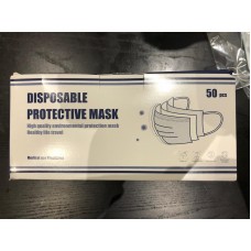 disposable 3-ply face mask 50pc/box